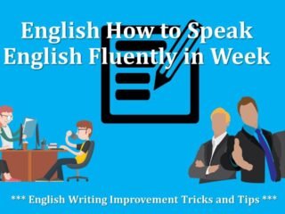 English Writing Improvement Tricks and Tips