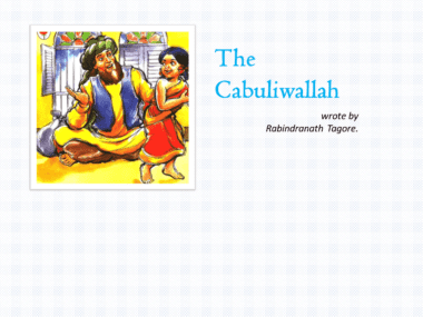 The Cabuliwallah wrote by Rabindranath Tagore Image