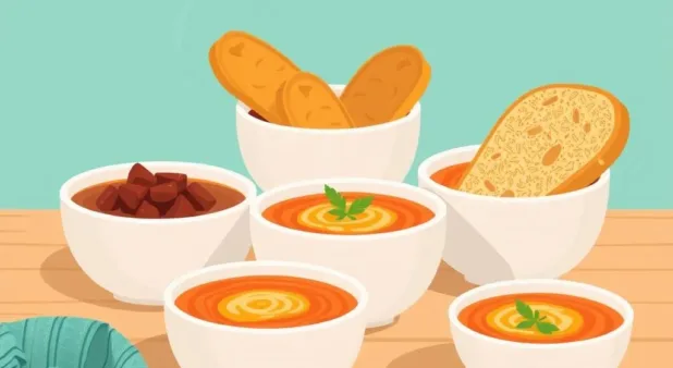 Bread and Soup Bowls with Recipes