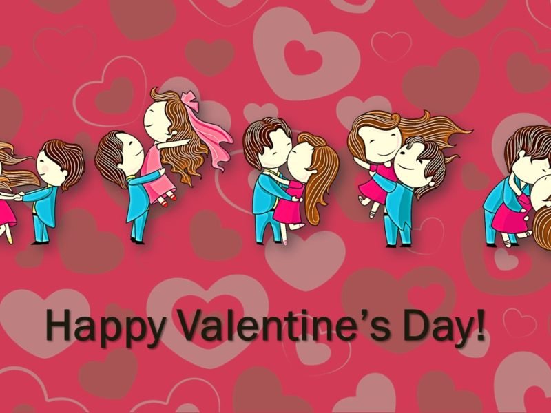 Valentine Week menu 2019 Date of Day for Rose Propose Chocolate Teddy Promise Hug Kiss and finally Valentines Day