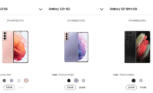 Comparing Samsung Galaxy S21 vs S21+ vs S21 Ultra Image