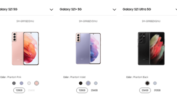 Comparing Samsung Galaxy S21 vs S21+ vs S21 Ultra – Part 1