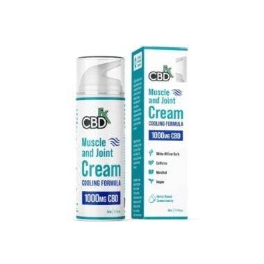 Best CBD cream UK for Skin in Winter - CBDfx CBD Muscle Joint Cream Cooling Formula 1000mg - Image