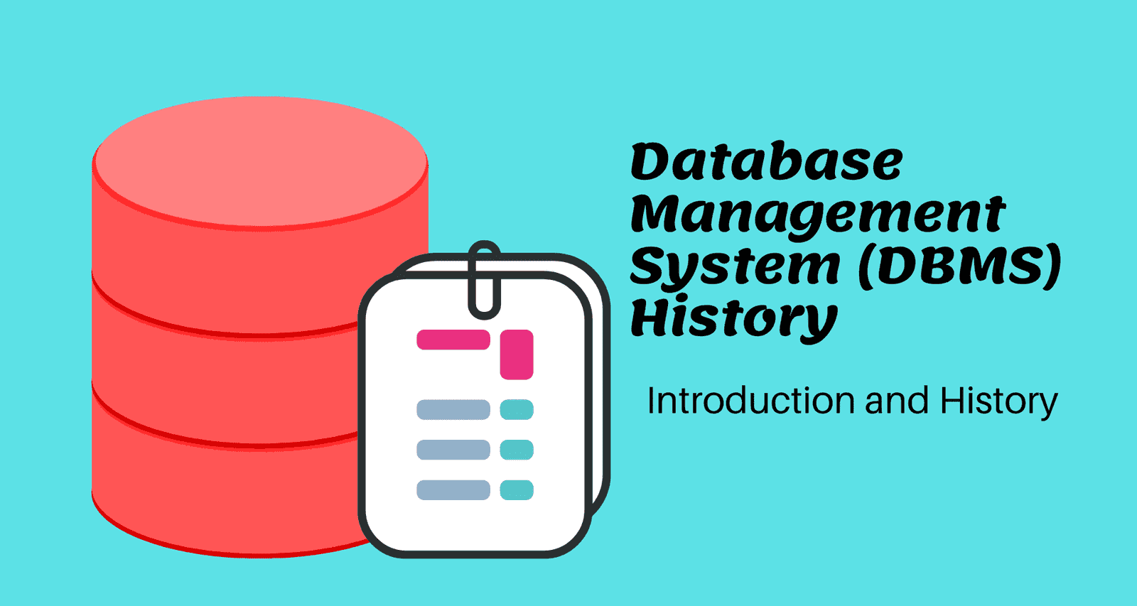 Database Management System (DBMS) History - ilearnlot