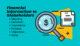 Importance and Objectives of Financial Information Essay Image