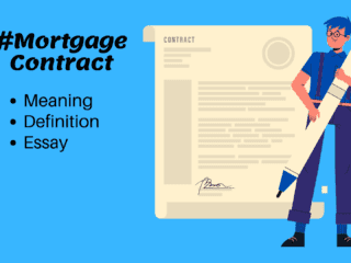What do the Means of Mortgage Contract Image