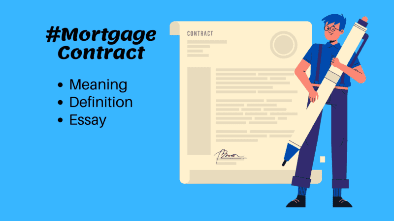What do the Means of Mortgage Contract Image