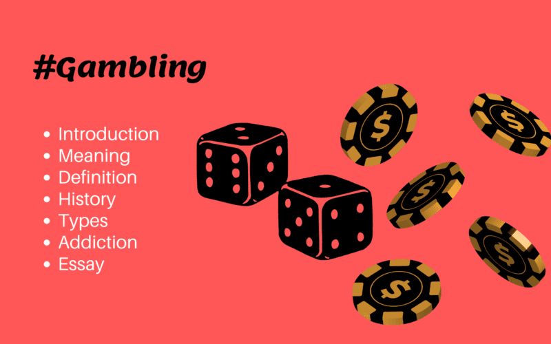 Gambling Meaning Definition Addiction Essay Image