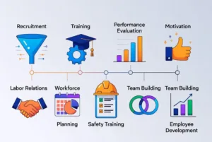 Difference Between Personnel and Human Resource Management Image