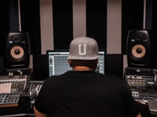 Natural Acoustic panels for a home-based sound studio Image