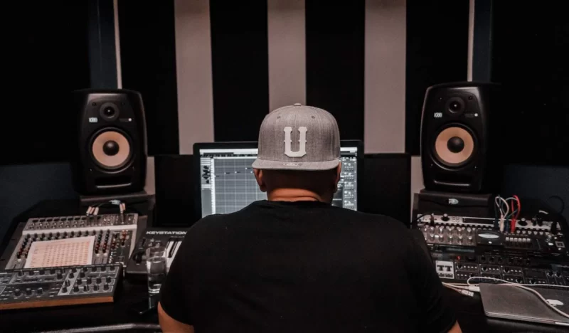 Natural Acoustic panels for a home-based sound studio Image