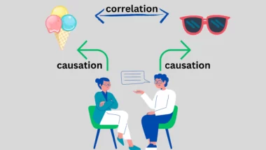 What is the difference between correlation and causation with examples Image