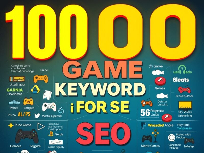 Curated visual reference: Fresh Look at 100 Game Keyword For SEO Boost Rankings