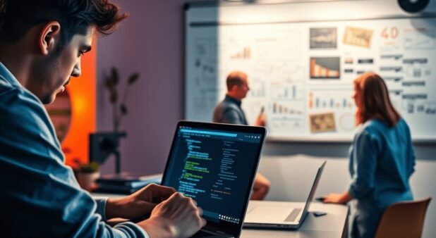 Differences between coding and development