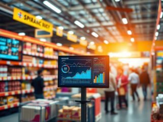 How does the distributor management system in FMCG