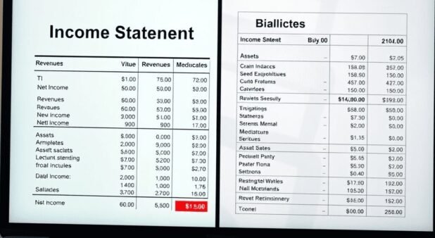 Income Sheet vs Balance Sheet