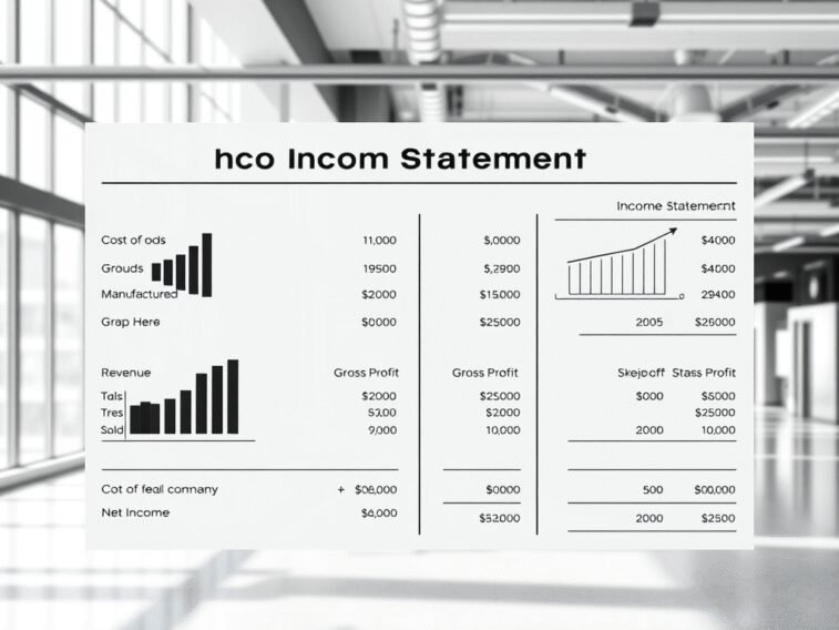 Income Statement for Manufacturing Company