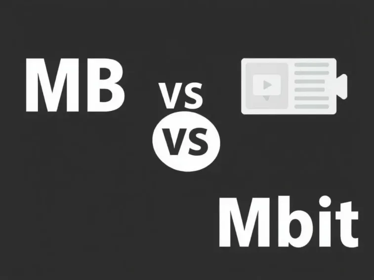 MB (Megabyte) vs Mbit (Mb Megabit) Difference