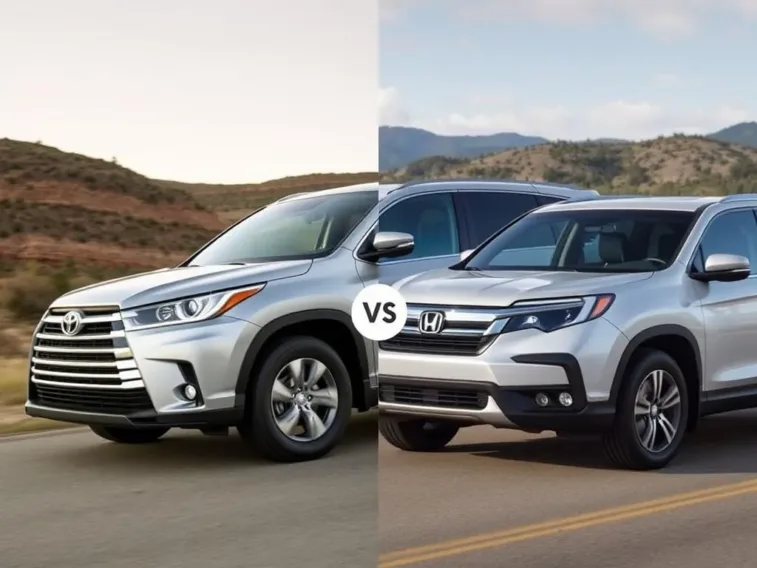 Toyota Highlander vs Honda Pilot Comparison