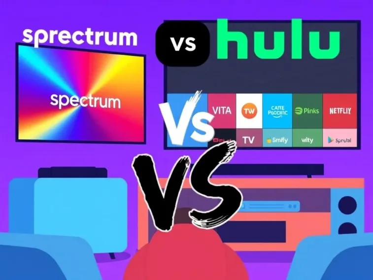 Comparison between Spectrum TV vs Hulu Live TV