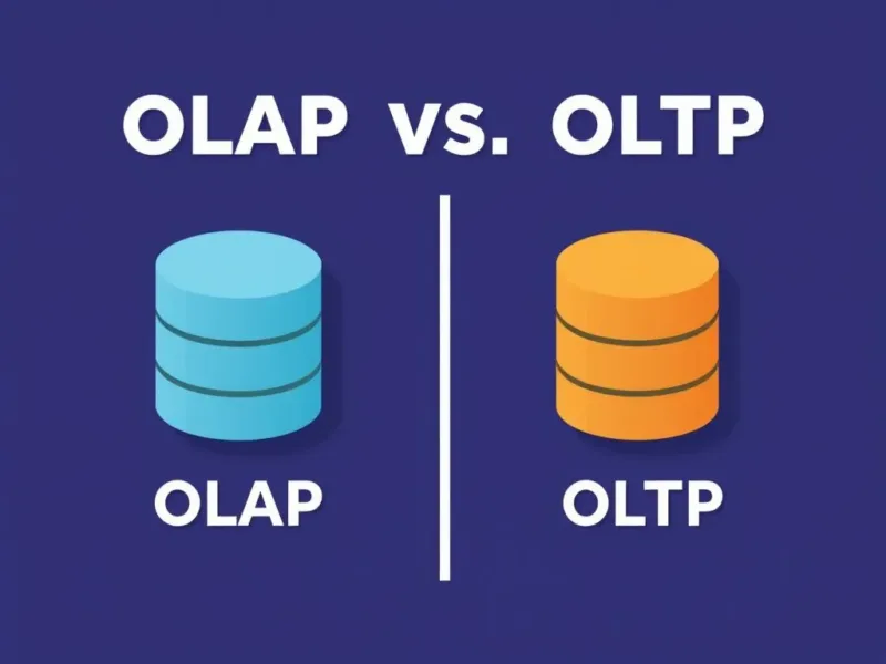 OLAP vs OLTP Database Difference Image