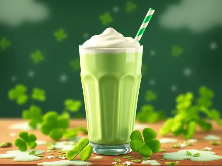 How to Make a Shamrock Shake 2025 in farms Protein McDonald Recipes Image