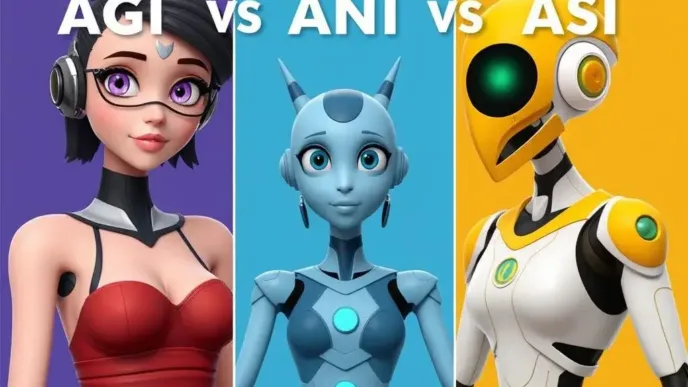 AGI vs ANI vs ASI Differences Image