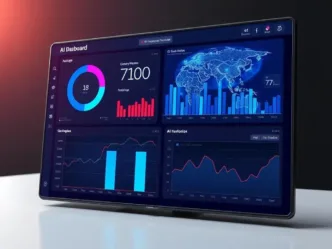 Artificial Intelligence AI Dashboard Generated 2025 Image