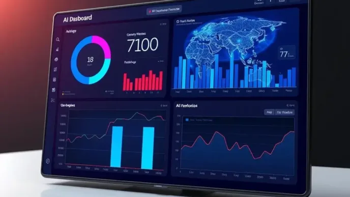 Artificial Intelligence AI Dashboard Generated 2025 Image