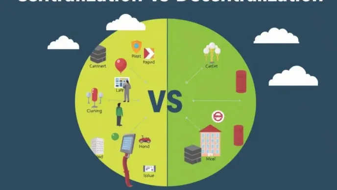 Centralisation vs Decentralisation of Authority Image