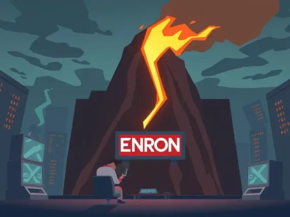 The Rise and Fall of Enron Case Study Image