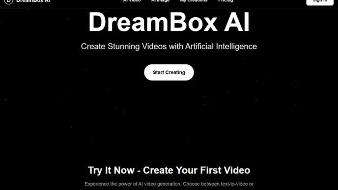 Dreambox AI Video Generator Tools Image