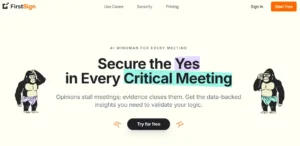 FirstSign AI Agent Tool for Business Success Image