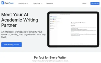 FlashPaper AI For Academic Writing Tools Image