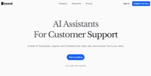 Invent AI Assistants Tool for Customer Support Image