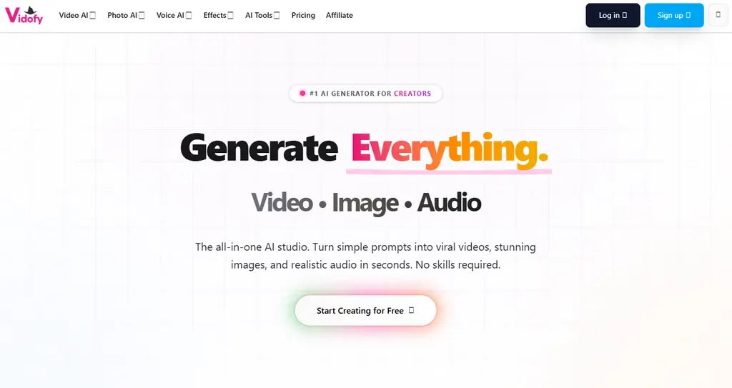 Vidofy AI Video and Image Generator Image