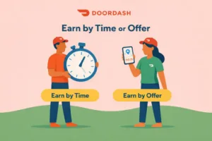 DoorDash Earn by Time or Offer 2026 Image
